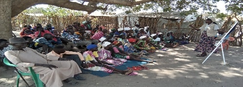 On 2 March 2023: parents’ day awareness at Guat Primary School. MHA staff addressed child labour, exploitation, neglect,