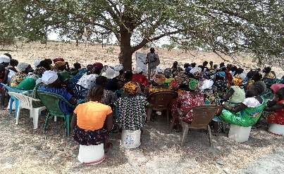 MHA team conducts community situation assessments in Pamdhor, Leer town, speaking with household members including those